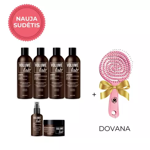 YPATINGAI INTENSYVUS IR KONCENTRUOTAS RINKINYS PLAUKAMS + DOVANA: PLAUKŲ ŠEPETYS